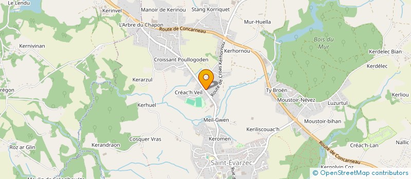 localisation de l'entreprise SARL  CLOAREC ET FILS à PLEUVEN