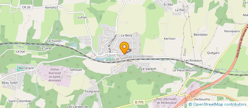 localisation de l'entreprise SARL CLODIC  SAINT-NOLFF