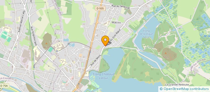 localisation de l'entreprise SARL CLOISO-TECH BATIMENT  CONDE-SUR-L'ESCAUT