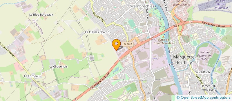 localisation de l'entreprise SARL CLOISONOR à WAMBRECHIES