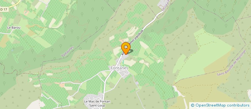 localisation de l'entreprise SARL CLOS DE LA PINEDE  FONTANES