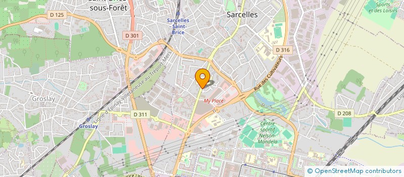 localisation de l'entreprise SARL CLOVIS SERVICES  SARCELLES