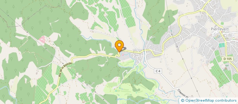 localisation de l'entreprise SARL CLUB LA GRILLADE  PIERREVERT