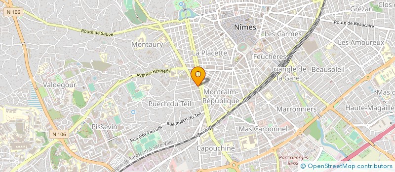 localisation de l'entreprise SARL CLUB SEVERINE à NIMES