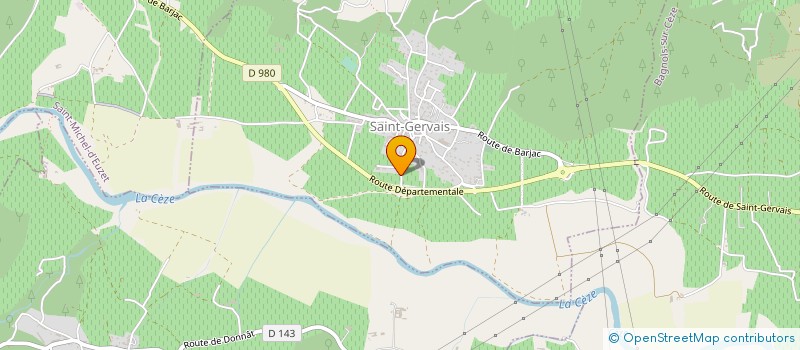 localisation de l'entreprise SARL CLUCHIER à SAINT-GERVAIS