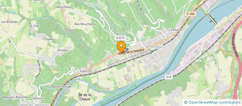 localisation de l'entreprise SARL CLUSEL CAMBERABERO  AMPUIS