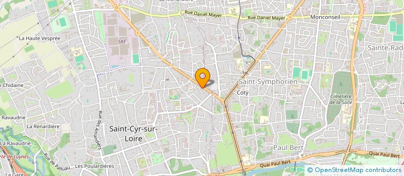 localisation de l'entreprise SARL CLYA  SAINT-CYR-SUR-LOIRE