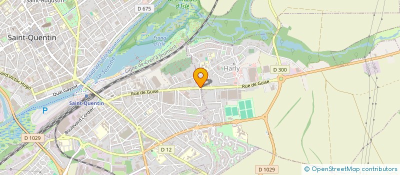 localisation de l'entreprise SARL CM IMPORT à SAINT-QUENTIN