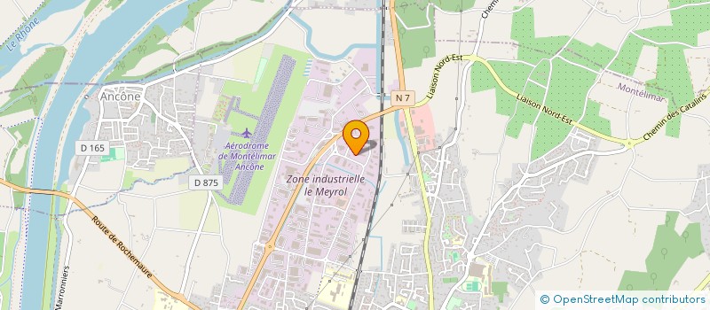 localisation de l'entreprise SARL CM SYSTEME  MONTELIMAR
