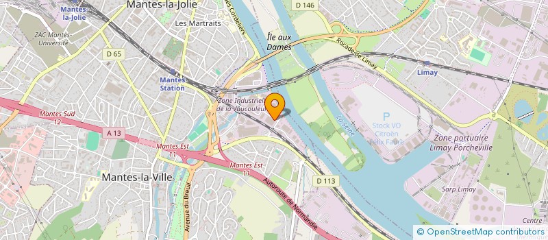 localisation de l'entreprise SARL CMB à MANTES-LA-VILLE