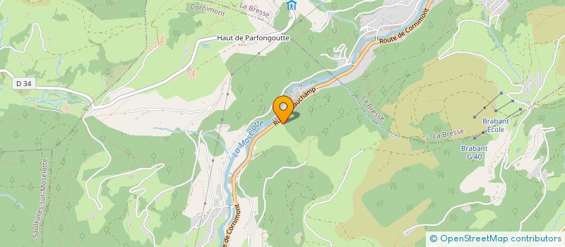 localisation de l'entreprise SARL CMB NORD  CORNIMONT