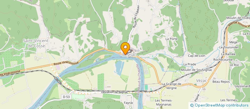 localisation de l'entreprise SARL CMC à CASTELS ET BEZENAC