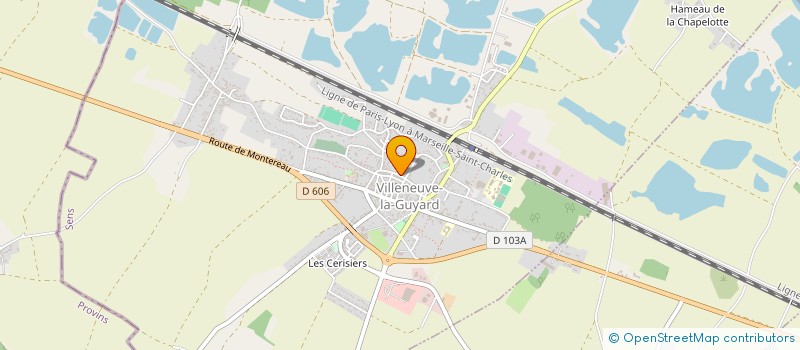 localisation de l'entreprise SARL CMC SPECTACLE à VILLENEUVE-LA-GUYARD