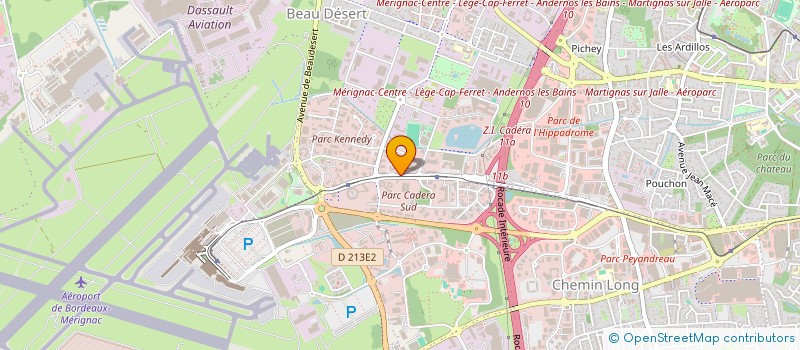 localisation de l'entreprise SARL CMD  MERIGNAC