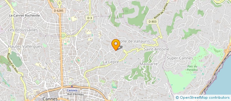 localisation de l'entreprise SARL CMDH  CANNES