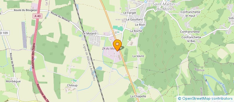 localisation de l'entreprise SARL CME à SAINT-MARTIN-DU-MONT