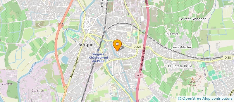 localisation de l'entreprise SARL CMI à SORGUES