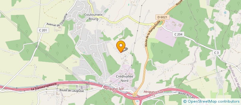 localisation de l'entreprise SARL CMJ à COULOUNIEIX-CHAMIERS