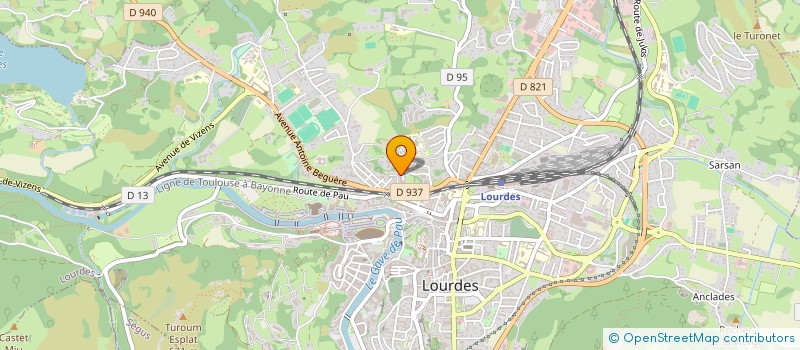 localisation de l'entreprise SARL CMLF  LOURDES