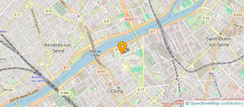 localisation de l'entreprise SARL CMP à CLICHY