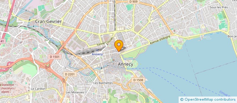 localisation de l'entreprise SARL CMPB à ANNECY