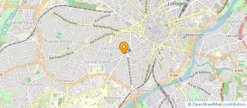 localisation de l'entreprise SARL CMT-S à LIMOGES