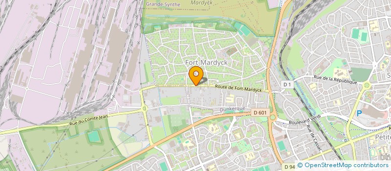 localisation de l'entreprise SARL CNUDDE DUROT à DUNKERQUE