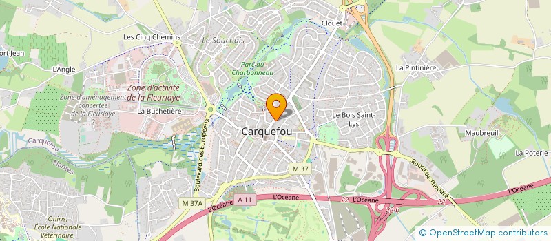 localisation de l'entreprise SARL CO GUILLONNEAU à CARQUEFOU