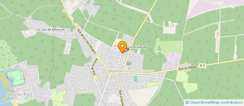 localisation de l'entreprise SARL CO-RE-TRA  HOURTIN