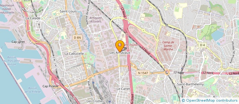 localisation de l'entreprise SARL COACHING PACA  MARSEILLE
