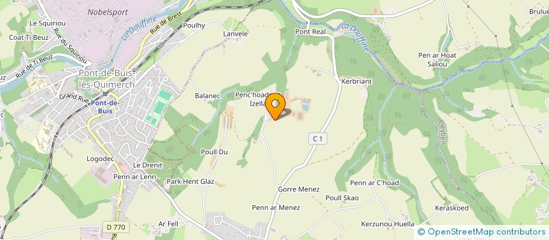 localisation de l'entreprise SARL COADOUR  SAINT-SEGAL