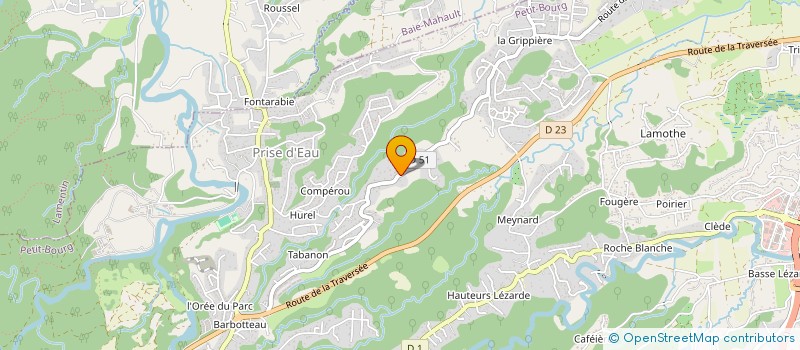 localisation de l'entreprise SARL COATI  PETIT-BOURG