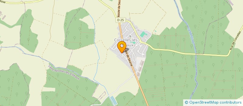 localisation de l'entreprise SARL  COBADI  CORCELLES-LES-CITEAUX