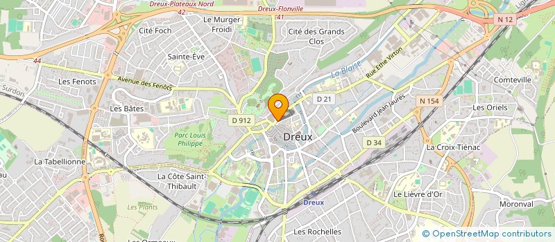 localisation de l'entreprise SARL COBEL à DREUX