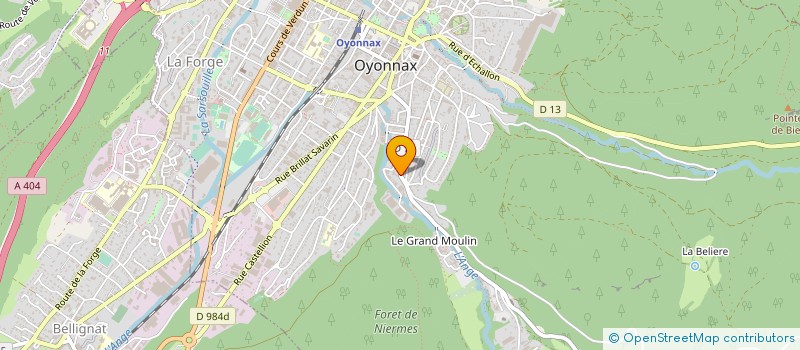 localisation de l'entreprise SARL COBEPAL à OYONNAX