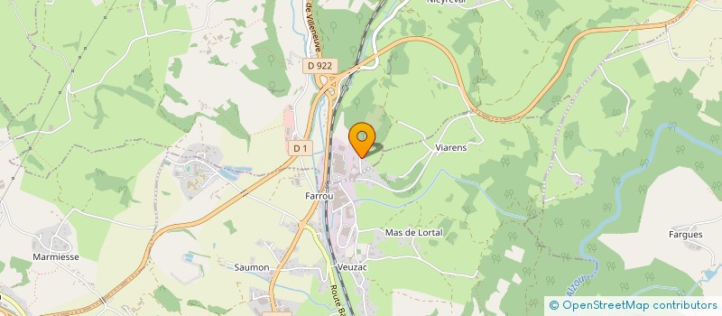 localisation de l'entreprise SARL COBEVI à VILLEFRANCHE-DE-ROUERGUE