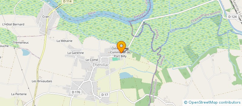 localisation de l'entreprise SARL COCADIN TP  THEHILLAC