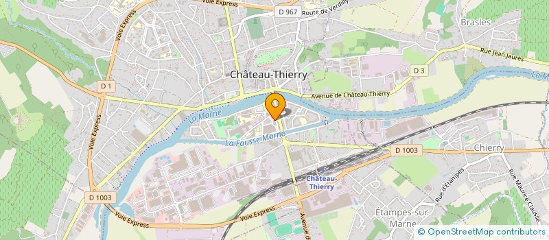 localisation de l'entreprise SARL COCANTHO à CHATEAU-THIERRY
