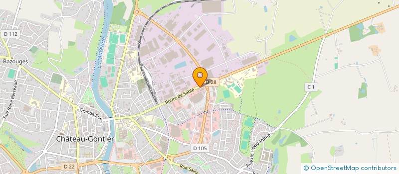 localisation de l'entreprise SARL COCCIN'ELLES TISSUS à CHATEAU-GONTIER-SUR-MAYENNE