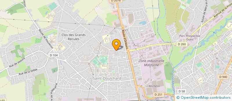 localisation de l'entreprise SARL COCU MICHEL  SAINT-DOULCHARD