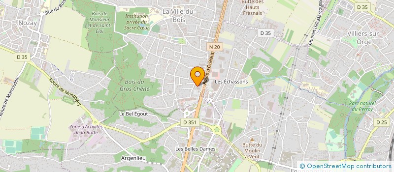 localisation de l'entreprise SARL COD'X à LA VILLE-DU-BOIS