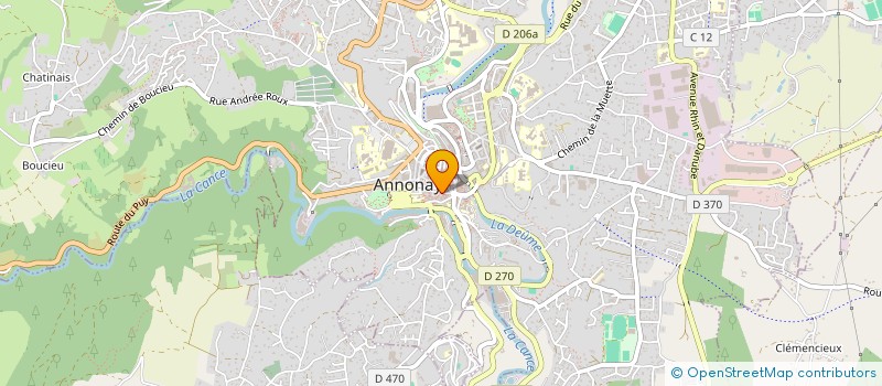 localisation de l'entreprise SARL CODIMEX à ANNONAY