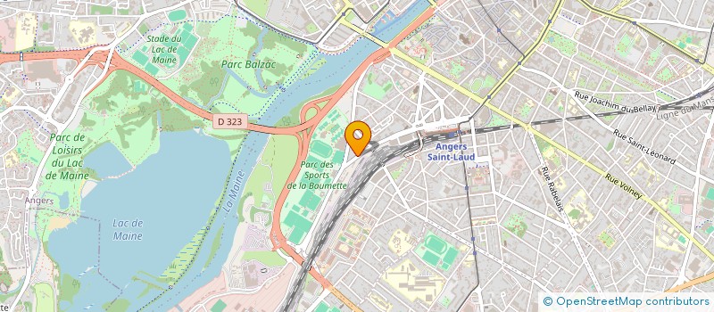 localisation de l'entreprise SARL CODITRI à ANGERS