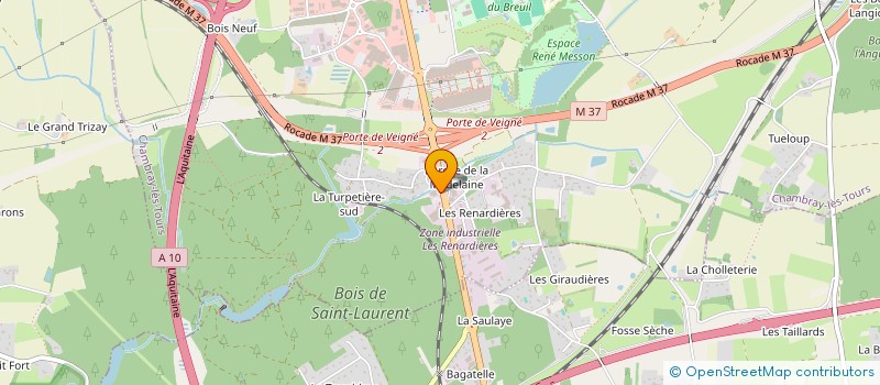 localisation de l'entreprise SARL CODY à CHAMBRAY-LES-TOURS