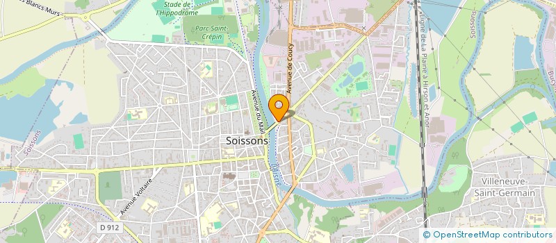 localisation de l'entreprise SARL COELHO à SOISSONS