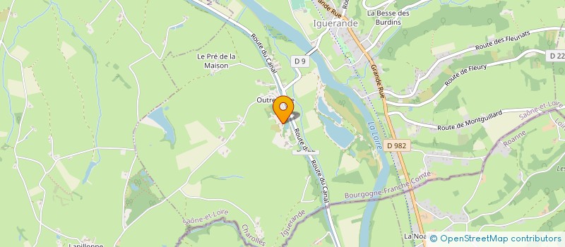 localisation de l'entreprise SARL COELHO ET FILS à IGUERANDE