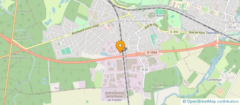 localisation de l'entreprise SARL COELHO MARIANO à GRETZ ARMAINVILLIERS