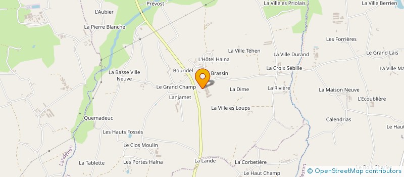 localisation de l'entreprise SARL COET BIHAN  LAMBALLE-ARMOR