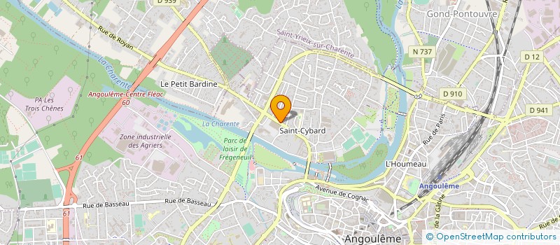 localisation de l'entreprise SARL COFFAS à ANGOULEME