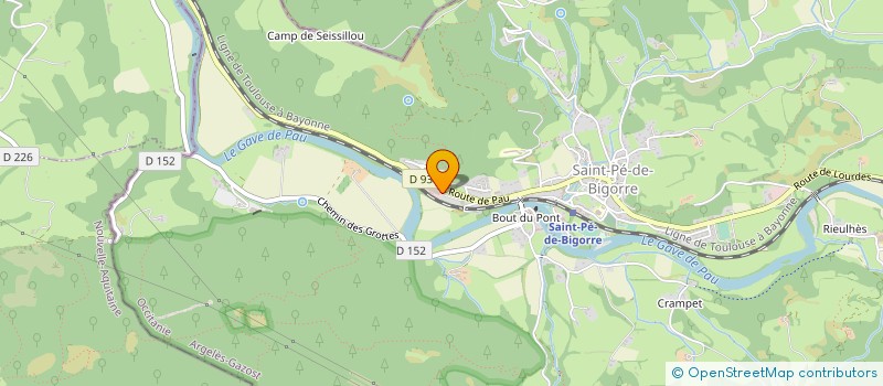 localisation de l'entreprise SARL COFFRETS GOURMANDS à SAINT-PE-DE-BIGORRE